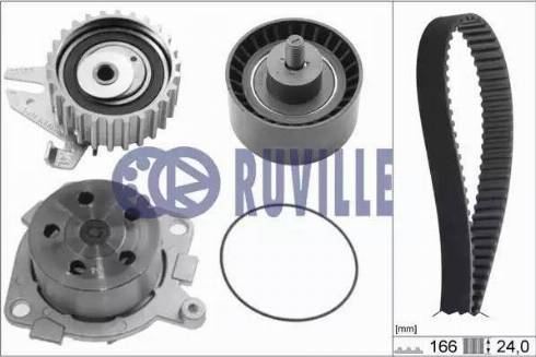 Ruville 55850711 - Pompa acqua + Kit cinghie dentate autozon.pro