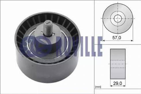 Ruville 55851 - Galoppino / Guidacinghia, Cinghia dentata autozon.pro