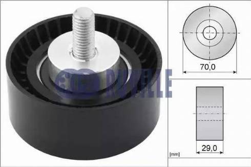 Ruville 55884 - Galoppino / Guidacinghia, Cinghia Poly-V autozon.pro