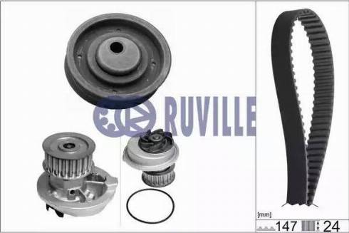 Ruville 55300701 - Pompa acqua + Kit cinghie dentate autozon.pro