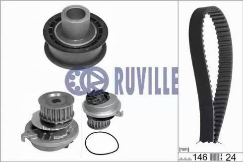 Ruville 55301701 - Pompa acqua + Kit cinghie dentate autozon.pro