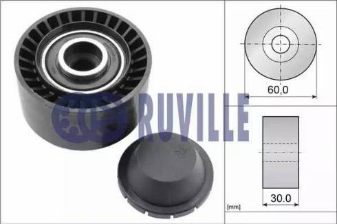 Ruville 55247 - Galoppino / Guidacinghia, Cinghia Poly-V autozon.pro