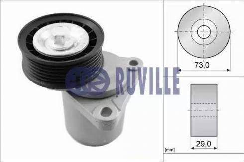 Ruville 55252 - Tendicinghia, Cinghia Poly-V autozon.pro