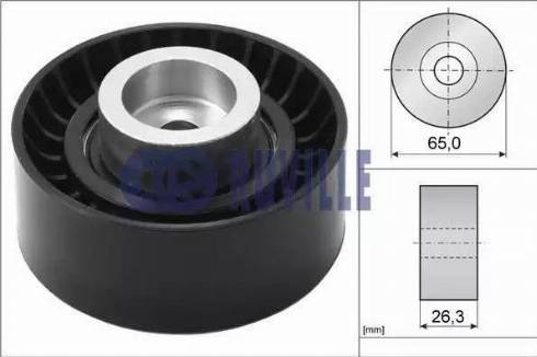 Ruville 55257 - Galoppino / Guidacinghia, Cinghia Poly-V autozon.pro