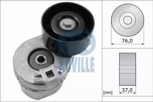 Ruville 55264 - Tendicinghia, Cinghia Poly-V autozon.pro