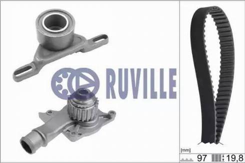 Ruville 55202701 - Pompa acqua + Kit cinghie dentate autozon.pro