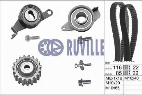 Ruville 5521470 - Kit cinghie dentate autozon.pro