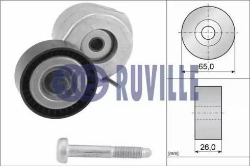 Ruville 55237 - Tendicinghia, Cinghia Poly-V autozon.pro