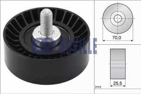 Ruville 55275 - Galoppino / Guidacinghia, Cinghia Poly-V autozon.pro