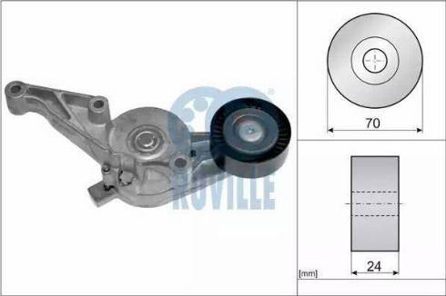 Ruville 55790 - Tendicinghia, Cinghia Poly-V autozon.pro