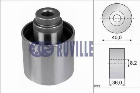 Ruville 55735 - Galoppino / Guidacinghia, Cinghia dentata autozon.pro