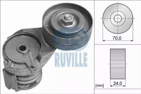 Ruville 55738 - Tendicinghia, Cinghia Poly-V autozon.pro