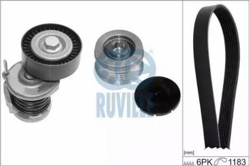 Ruville 5577680 - Kit Cinghie Poly-V autozon.pro