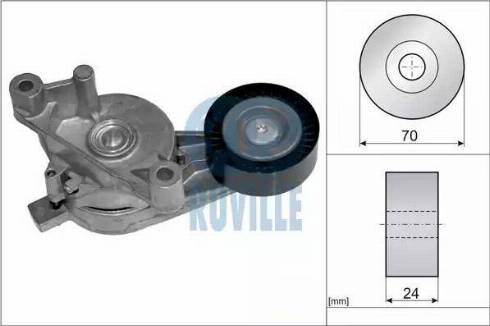 Ruville 55777 - Tendicinghia, Cinghia Poly-V autozon.pro