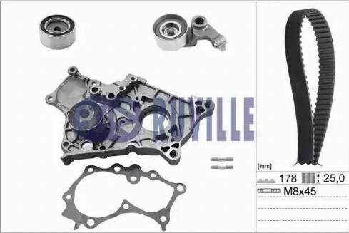 Ruville 56951701 - Pompa acqua + Kit cinghie dentate autozon.pro