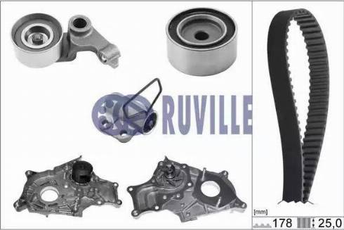 Ruville 56951712 - Pompa acqua + Kit cinghie dentate autozon.pro