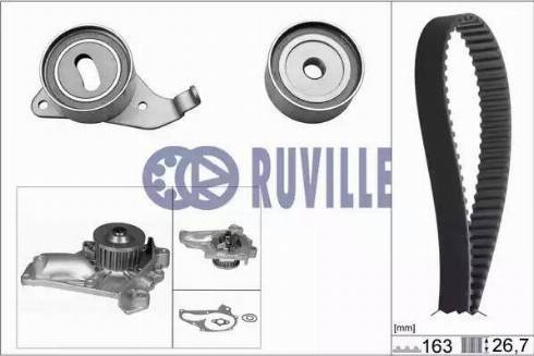 Ruville 56901701 - Pompa acqua + Kit cinghie dentate autozon.pro