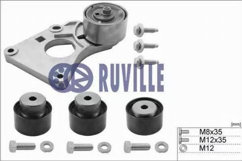 Ruville 5664350 - Kit di rulli, Cinghia dentata autozon.pro