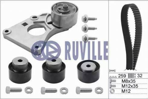 Ruville 5664370 - Kit cinghie dentate autozon.pro