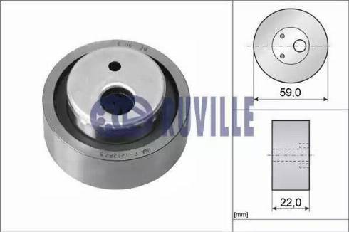 Ruville 56600 - Rullo tenditore, Cinghia dentata autozon.pro