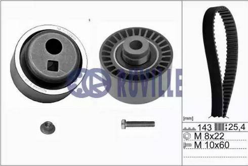 Ruville 5660270 - Kit cinghie dentate autozon.pro