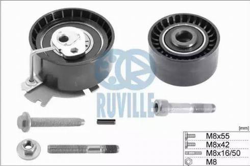 Ruville 5663850 - Kit di rulli, Cinghia dentata autozon.pro