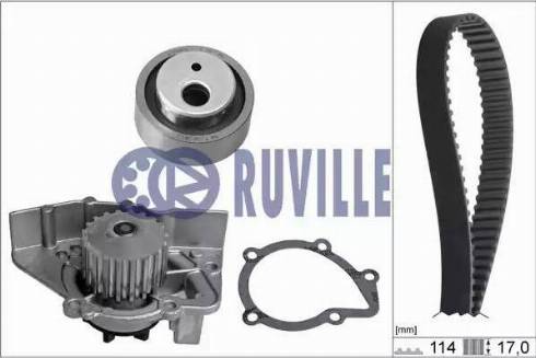 Ruville 56620701 - Pompa acqua + Kit cinghie dentate autozon.pro