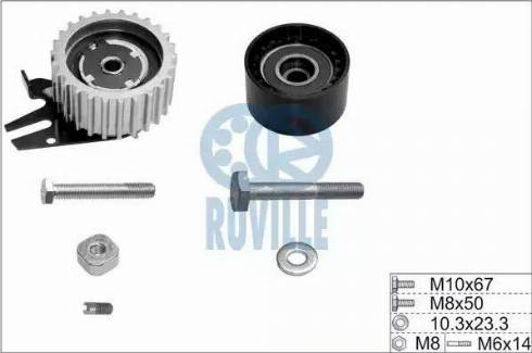 Ruville 5603650 - Kit di rulli, Cinghia dentata autozon.pro