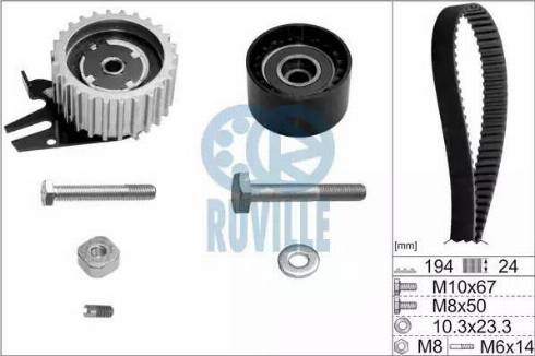 Ruville 5603670 - Kit cinghie dentate autozon.pro