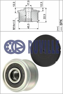 Ruville 56844 - Pompa acqua autozon.pro