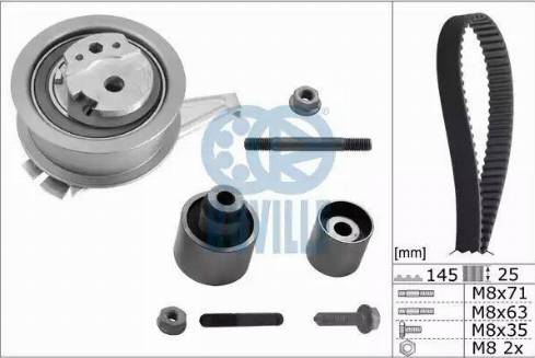 Ruville 5639070 - Kit cinghie dentate autozon.pro