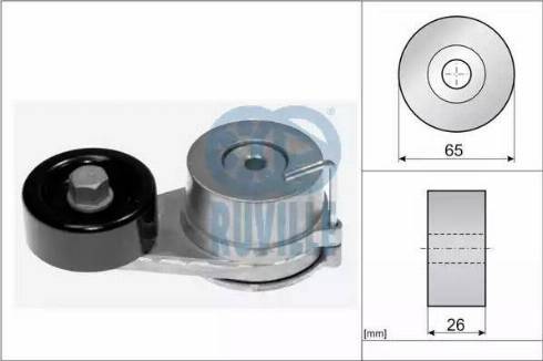 Ruville 58441 - Tendicinghia, Cinghia Poly-V autozon.pro