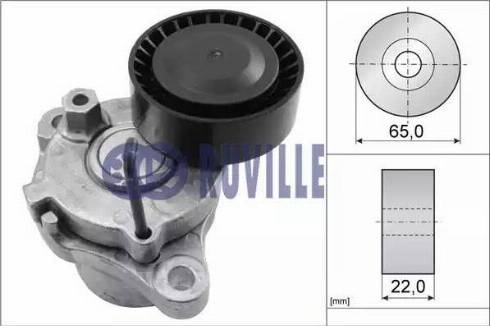 Ruville 58458 - Tendicinghia, Cinghia Poly-V autozon.pro