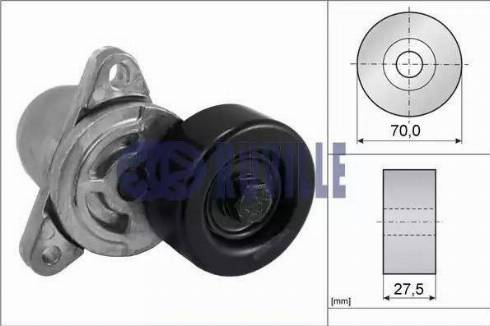 Ruville 58414 - Tendicinghia, Cinghia Poly-V autozon.pro