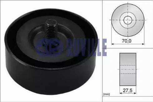 Ruville 58415 - Galoppino / Guidacinghia, Cinghia Poly-V autozon.pro