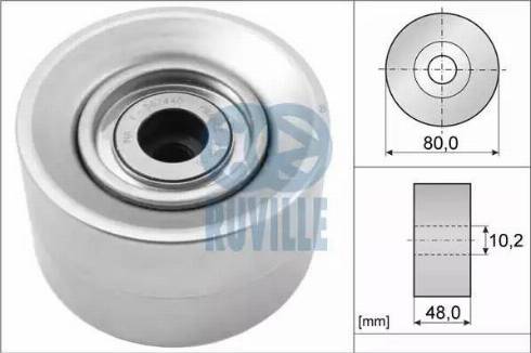 Ruville 58850 - Galoppino / Guidacinghia, Cinghia Poly-V autozon.pro