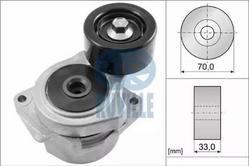 Ruville 57443 - Tendicinghia, Cinghia Poly-V autozon.pro