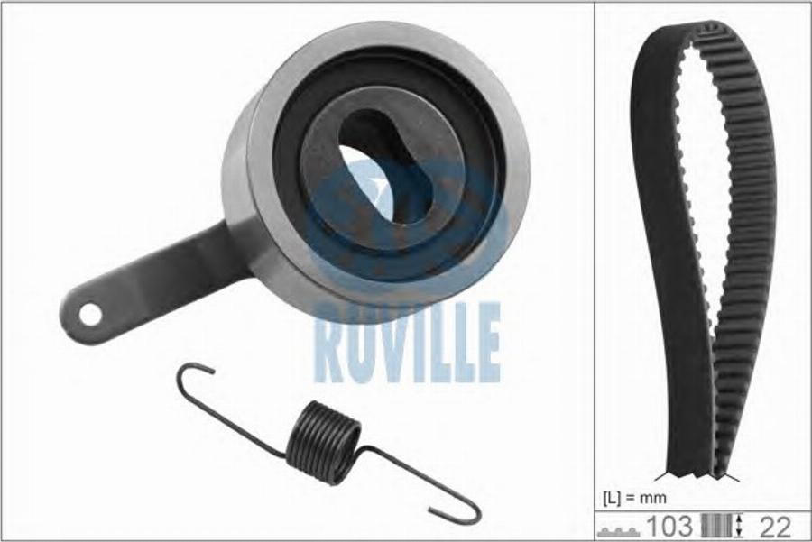 Ruville 5740372 - Kit cinghie dentate autozon.pro