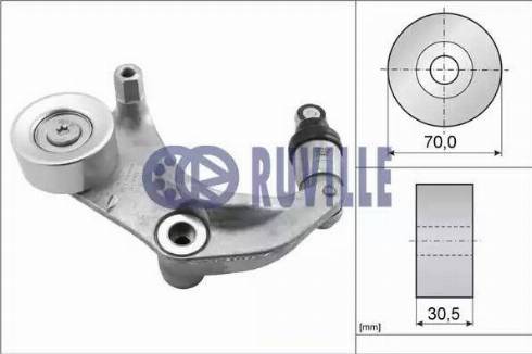 Ruville 57431 - Tendicinghia, Cinghia Poly-V autozon.pro