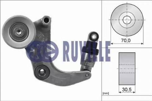 Ruville 57437 - Tendicinghia, Cinghia Poly-V autozon.pro