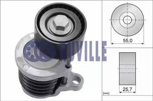 Ruville 57540 - Tendicinghia, Cinghia Poly-V autozon.pro