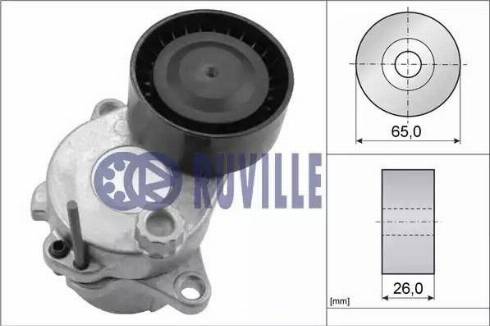 Ruville 57541 - Tendicinghia, Cinghia Poly-V autozon.pro