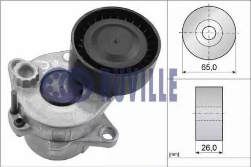 Ruville 57503 - Tendicinghia, Cinghia Poly-V autozon.pro