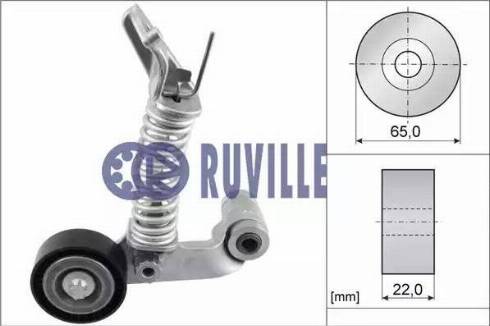 Ruville 57538 - Tendicinghia, Cinghia Poly-V autozon.pro