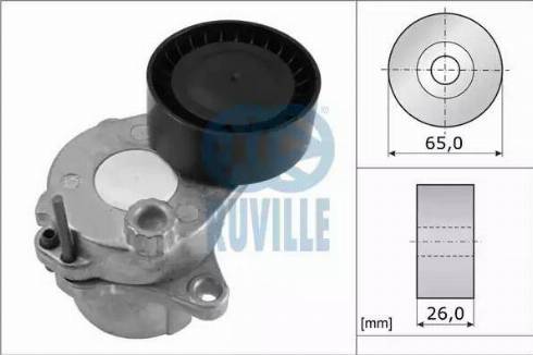 Ruville 57521 - Tendicinghia, Cinghia Poly-V autozon.pro