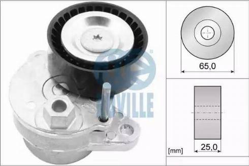 Ruville 57528 - Tendicinghia, Cinghia Poly-V autozon.pro