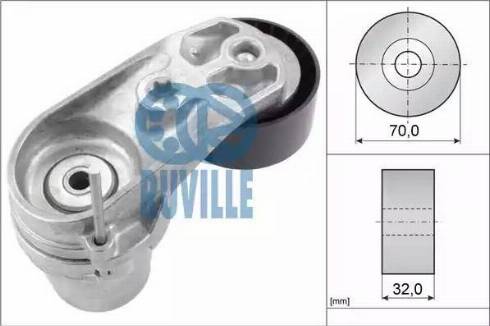 Ruville 57603 - Tendicinghia, Cinghia Poly-V autozon.pro