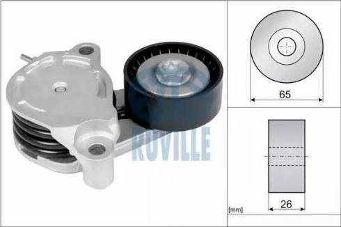 Ruville 57614 - Tendicinghia, Cinghia Poly-V autozon.pro