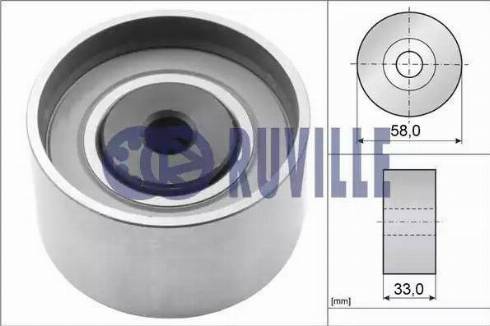 Ruville 57047 - Galoppino / Guidacinghia, Cinghia dentata autozon.pro