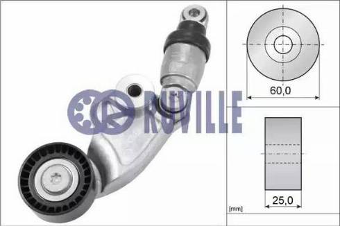 Ruville 57060 - Tendicinghia, Cinghia Poly-V autozon.pro